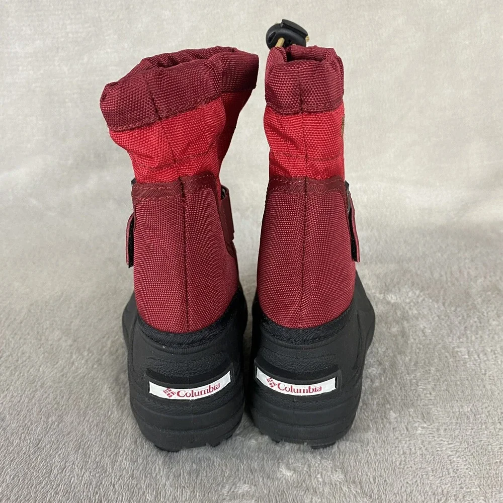Columbia Powderbug Plus Snow Boot Toddler 6 Red Waterproof Insulated NEW